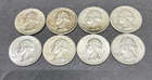 Washington Silver Quarters 90% Silver Lot Of 8 CONSTITUTIONAL SILVER COINS