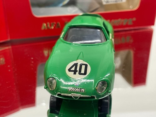 VEREM 605 ALFA ROMEO GIULIA TZ LE MANS 1964 #40 -GREEN 1:43- GOOD IN BOX - Picture 6 of 9