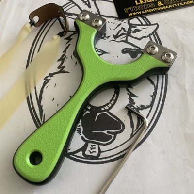LEIGHTONS CATTYS Clipped Frame Jagd Katapult Schleuder 90mm ''Spitfire''