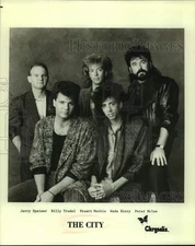 Press Photo Five Members of the group The City - sap03503