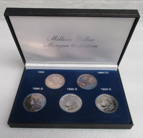Million Dollar Morgan Collection Silver Clad Proof 5 Coin Set