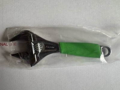 Snap-on Wrench. 6'' Wide Mouth Adjustable With Green Handle