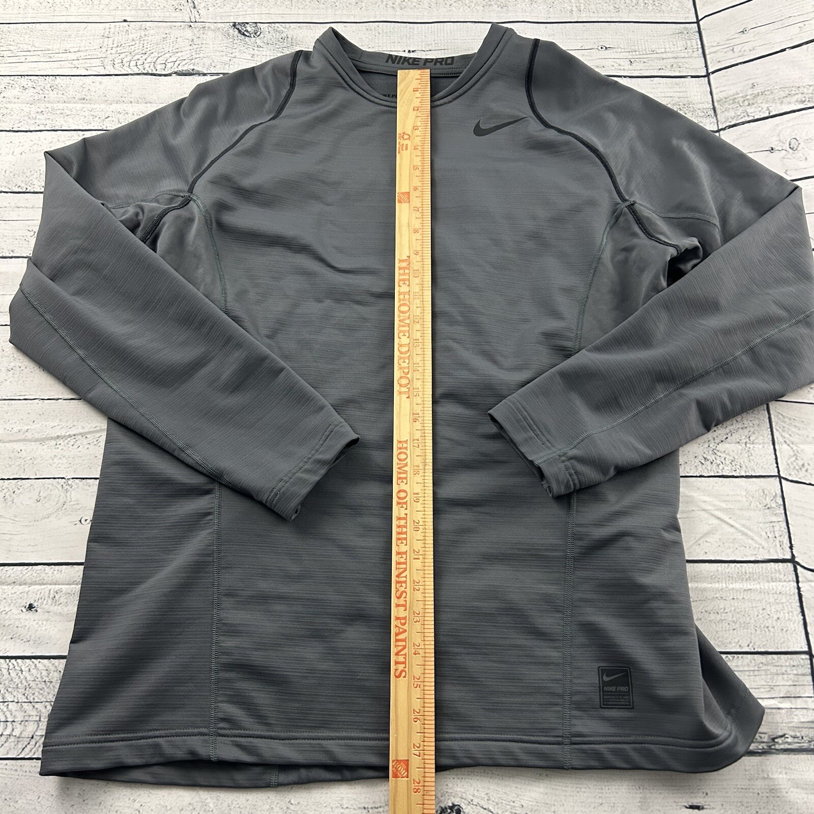 Nike Pro Hyperwarm Fitted Pullover Athletic Sweat… - image 3