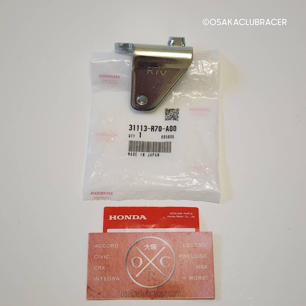 Genuine OEM Honda Acura Alternator Stay Bracket Assembly 31113-R70