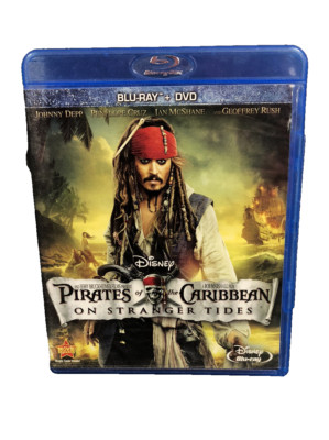 ON STRANGER TIDES Pirates of the Caribbean Johnny Depp Blu-ray DVD Set ...