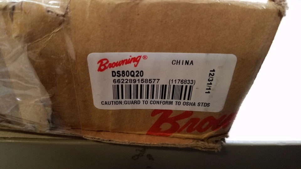 Browning (Regal) DS80Q20 Rodamiento Buje Diámetro Rodillo Cadena Piñón - Foto 2 de 2