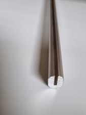 Aluminium Scheibenkanal abgerundet 10 mm x 16 mm x 3,3 mm innen 6063T5