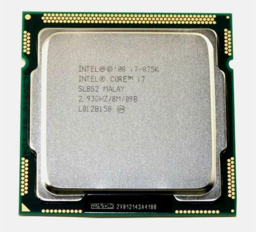 Intel Core i7-875K 2.93GHz Quad-Core 2.93GHZ 8MB Socket 1156 CPU