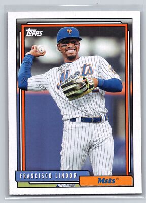 2021 Topps Update #T92-30 Francisco Lindor 1992 Topps Redux | eBay