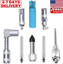 Grease Gun Accessories Set Gun Fittings Tips Injector Needles Nozzles Dispensers