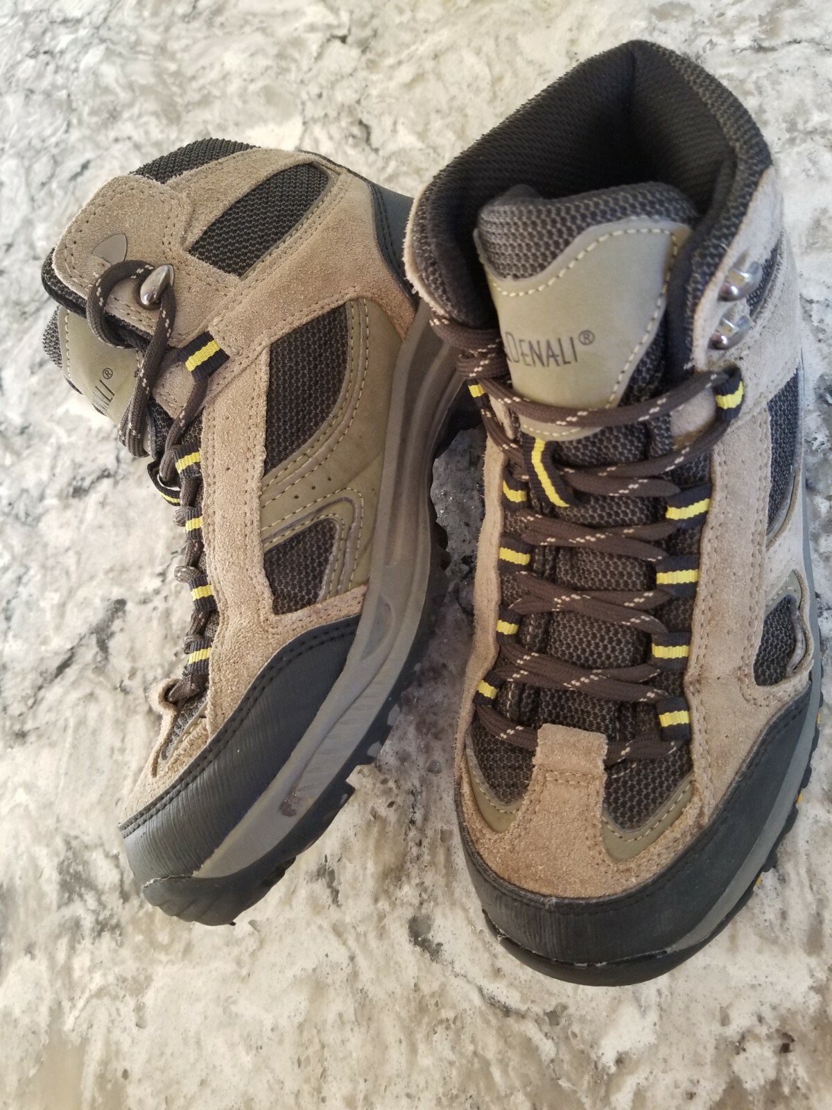Denali Youth Kids Size 5 Outback Hiking Trail Shoes Boots Brown Suede My0221a For Sale Online Ebay