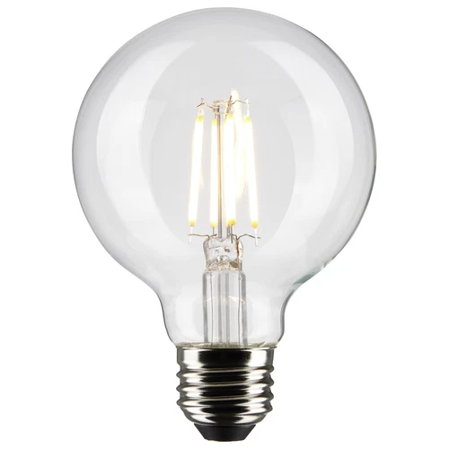 Satco S21226 LED Globe Filament Bulb 120V 4.5W G25 Medium E26 2700K Warm White - Picture 2 of 11