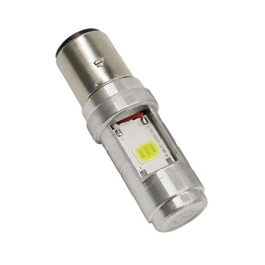 2X H6 Led Headlight Fog Light Bulb M2S BA20D LED Motorcycle Headlight Scooter - Image 3 of 4