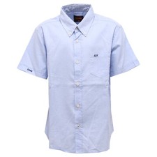 2858X camicia bimbo SUN 68 boy shirt light blue short sleeve