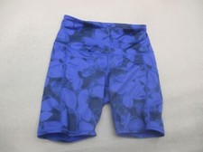 ZELLA Size XS Womens Blue Stretch Waist Pocket Compression Workout Shorts 020