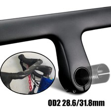 OD2 28.6/31.8mm Carbon Fiber Handlebar Integrated Road Bike Handle Bar Drop Bars