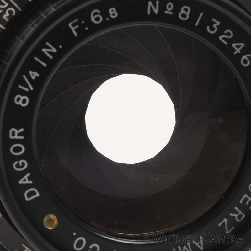 フィルムカメラ DAGOR 81/4 F:6.8 Gold Dot COPAL-NO.1 DAGOR 81/4 F:6.8 Gold Dot COPAL-NO.1 フィルムカメラ DAGOR 81/4 F: