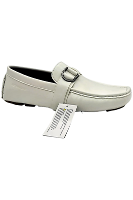 Aston Marc Men\'s Charter Side Buckle Loafers White 9M Aston Marc Men main image 3