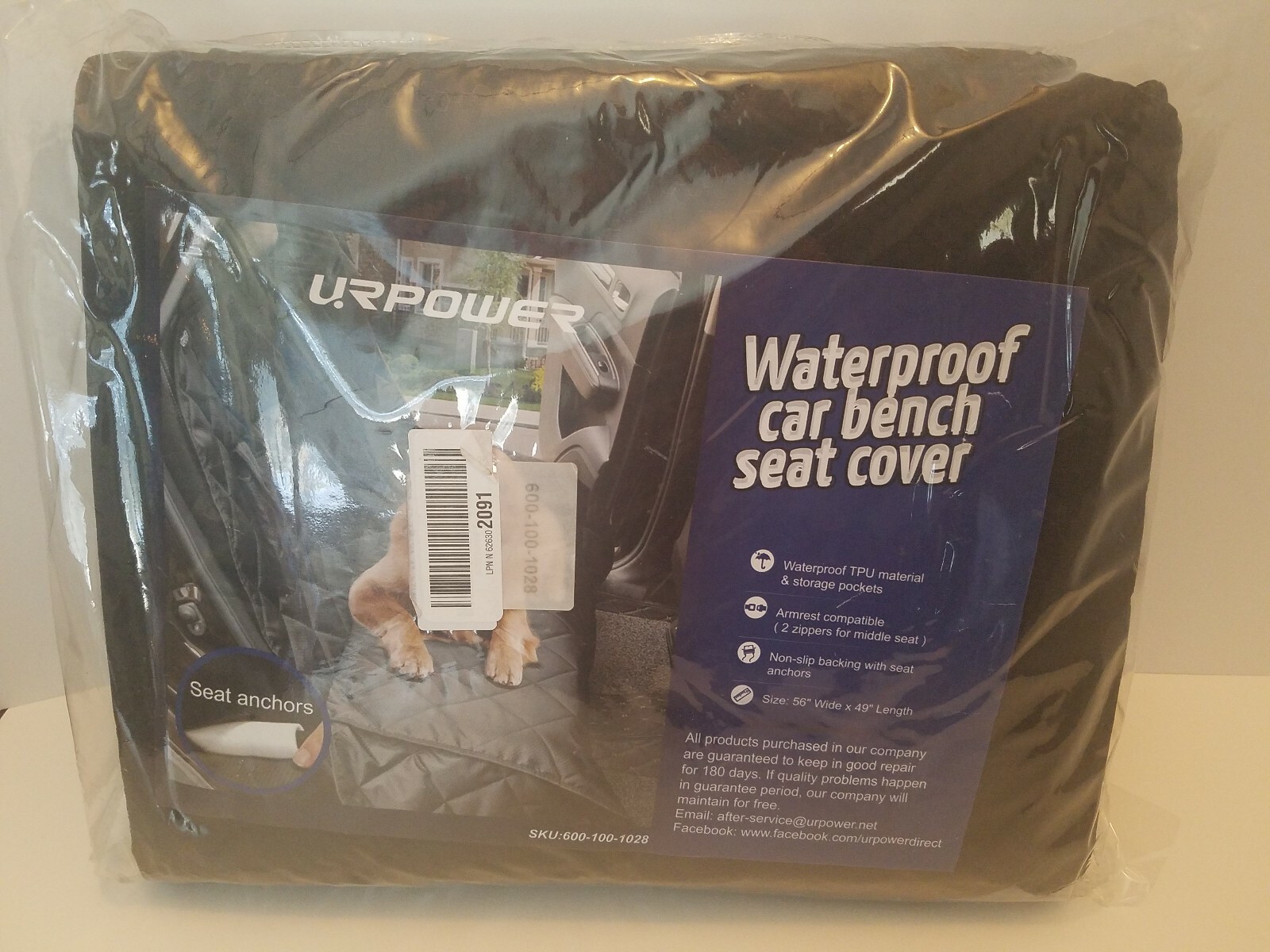 URPOWER Waterproof Pet Animal Car Bench Seat Cover Black eBay