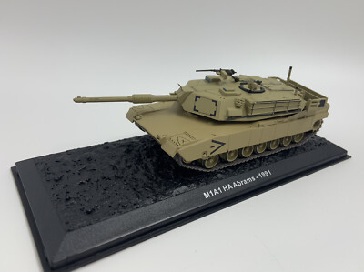M1A1 HA Abrams Kampfpanzer USA Atlas 7156104 1991 1:72 Panzer in PC-Vitrine