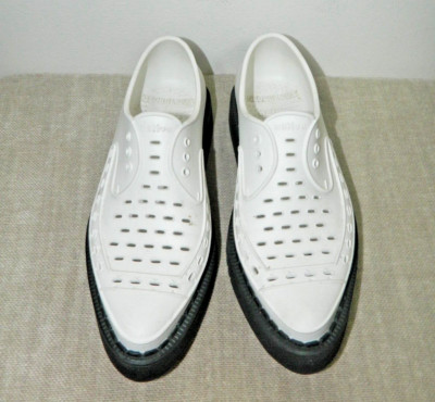 George Cox x Native Shoes Platform Unisex Womens 7 Mens 5  White Rubber Creeper