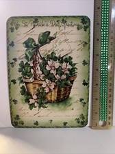 St. Patrick  s Day Decor VINTAGE STYLE Die Cut Cardboard 5 X 7  