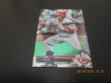 T.J. FRIEDL REDS 2017 BOWMAN CHROME 1ST BOWMAN  PROSPECT ROOKIE CARD #BCP71