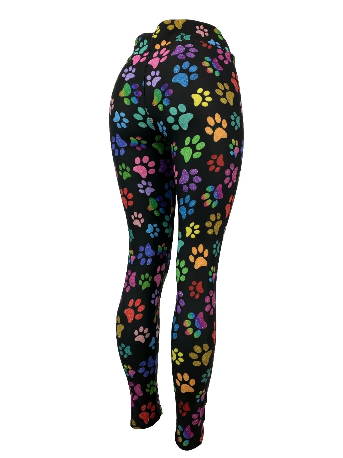 Polyester Cat Regular Size Leggings for Women
