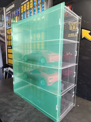4 Compartment 340mm x 140mm x 100mm Model Car Toy Display Cabinet Frame F1 1:18 - Picture 6 of 13