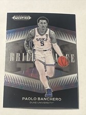 2022-23 Prizm Draft Picks Basketball Brilliance #BR-PB Paolo Banchero Duke
