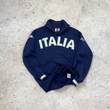 Mens Kappa Italia Vintage Zip Up Sweatshirt B...
