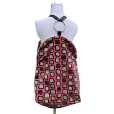 Kindred Spirit Messenger Backpack Red  And Black Reversible Convertible Bag