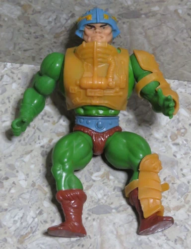 VTG 1982 Masters of the Universe MOTU Man At Arms He-Man Missing Weapon Figure