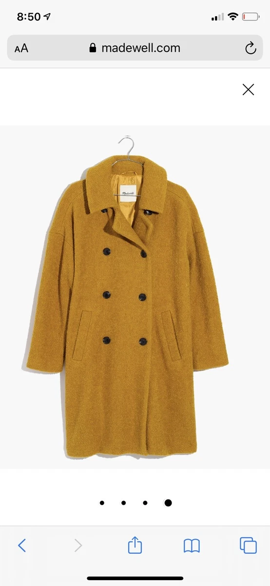 Madewell Double Breasted Boucle Coat XS