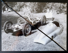 Voiture à Moteur d'Enfant Cisitalia Photo d'Epoque 27,8X21Cm Mortarini 1960