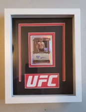 2023 Panini Silver Prizm UFC Stipe Miocic Heavyweight AUTO CUSTOM FRAMED 