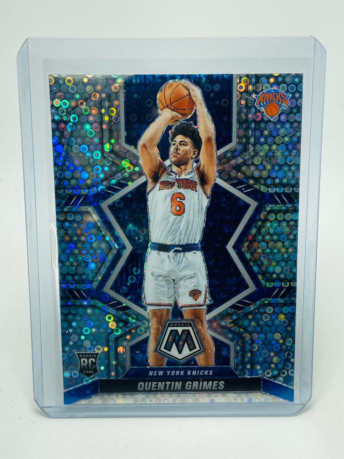 2021-22 Panini Mosaic Quentin Grimes RC Silver Disco #223