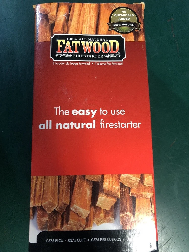 Wood Products Int'l 9900 Fatwood Lightening Rods, Pack of 4, 26 Pieces