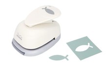 Bira Craft 1.5 inch Fish Symbol Lever Action Craft Punch for Paper Crafting S...