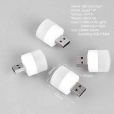 USB Night Light Mini LED Night Light USB Plug Lamp Power Bank Charging USB Book