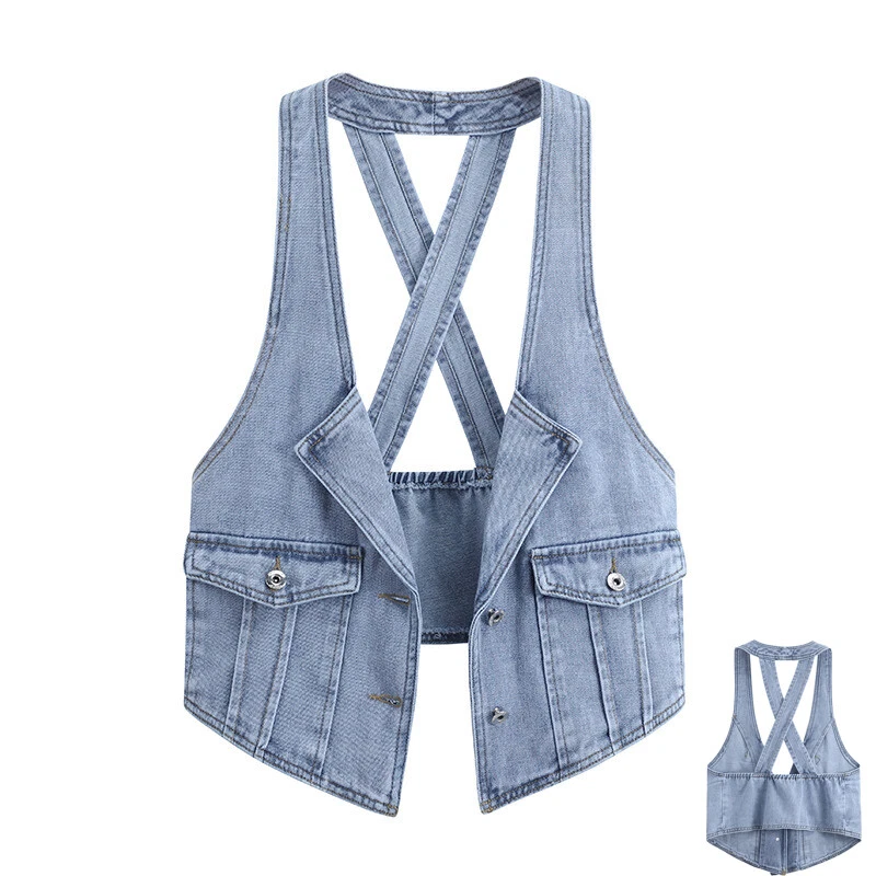 Lazutom Denim Waistcoats: sale at £13.99+ | Stylight