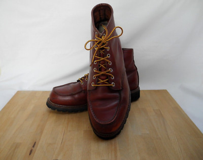 Top & rare Red Wing Irish Setter Moc Toe Green Dog Label Gr. 11,5 Eu 45 Vibram
