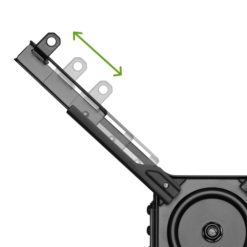Supporto Staffa per proiettore a soffitto regolabile in acciaio inclinabile 35Kg - Imagen 6 de 10