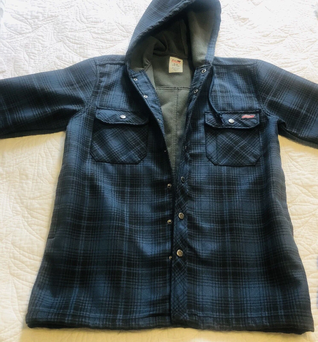 Dickies flannel cheap hoodie