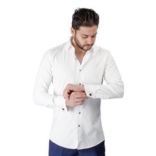 Ivory Slim Dress Shirts for Men for sale | eBay