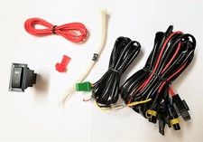 Fog Light Lamp universal Wiring harness Kit Fuse Switch Relay for 9006 HB4 bulbs