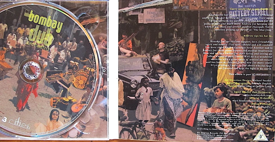 3 CITIES by Bombay Dub Orchestra CD. *Free Post* - image 3 of 3
