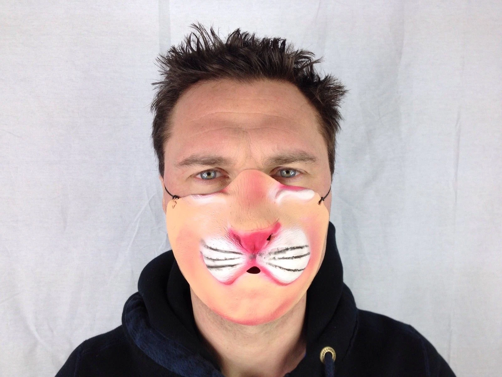 Funny Half Face Cat Mask Lion Animal Fancy Party Masks