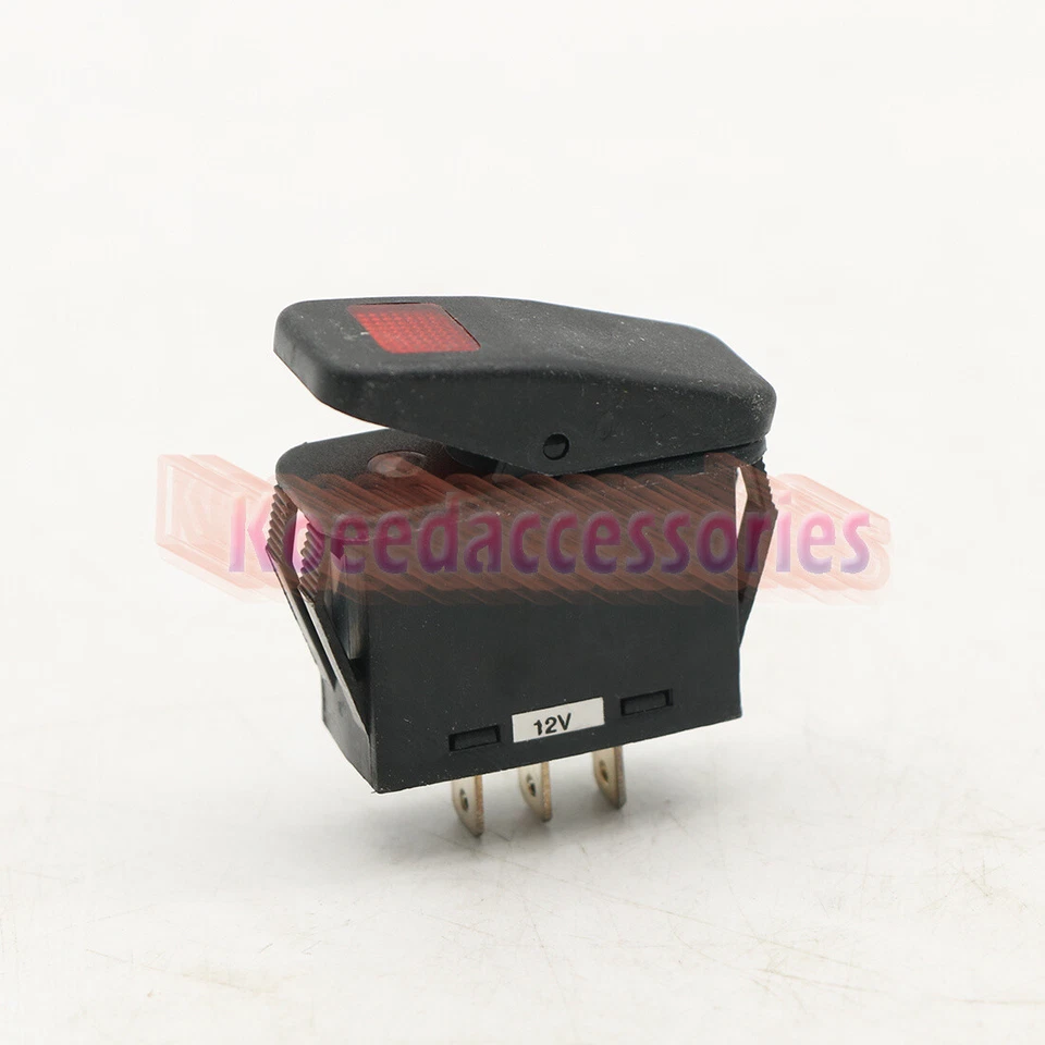 Interruptor encendido-apagado rojo SCI R13-258 10V 250V 3 pies 1 pieza* Foto 4 de 4