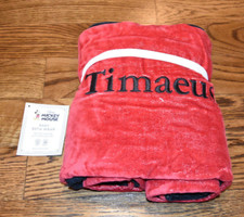 Pottery Barn Kids Disney Mickey Mouse Baby Bath Wrap Timaeus Monogram NEW NWT